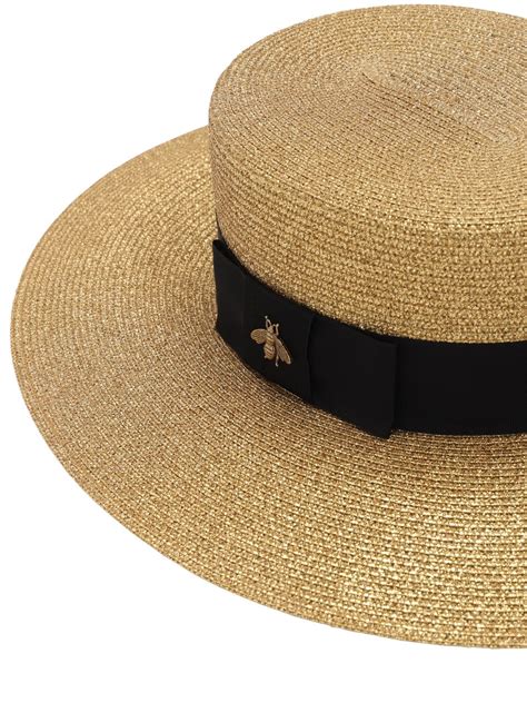 gucci house straw hat.